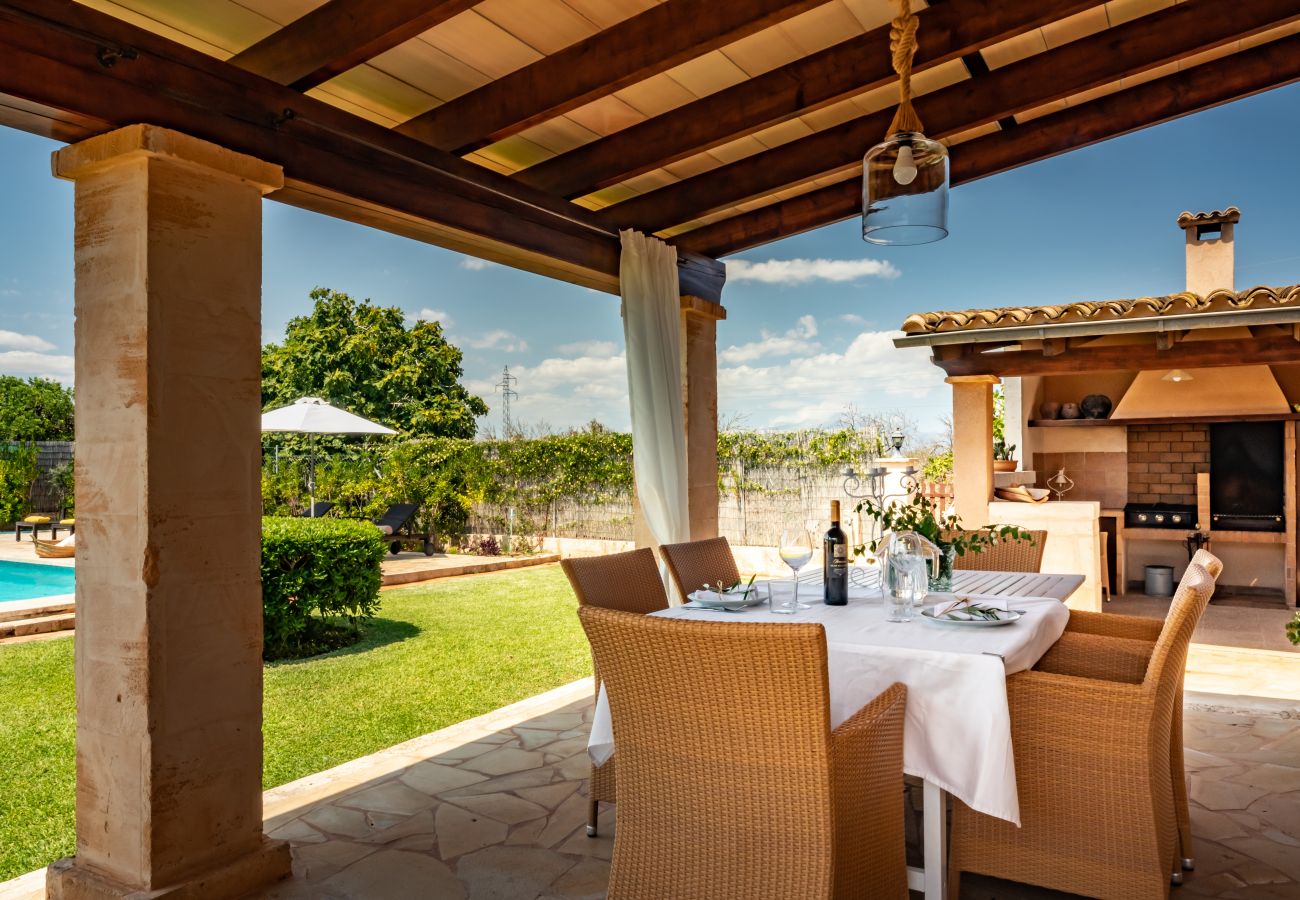 Domaine à Can Picafort - Carritx Finca pour 6 personnes à Can Picafort avec piscine, jardin et WiFi