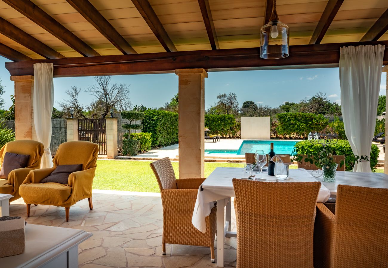 Domaine à Can Picafort - Carritx Finca pour 6 personnes à Can Picafort avec piscine, jardin et WiFi