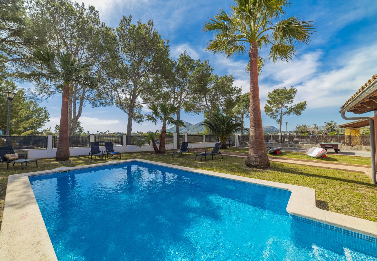 Chalet à Alcudia - Villa MENORCA pour 8 personnes près de la mer avec piscine