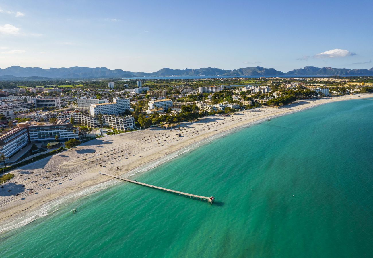 Chalet à Alcudia - Sanfora - Villa avec piscine à 500m de la plage d'Alcudia