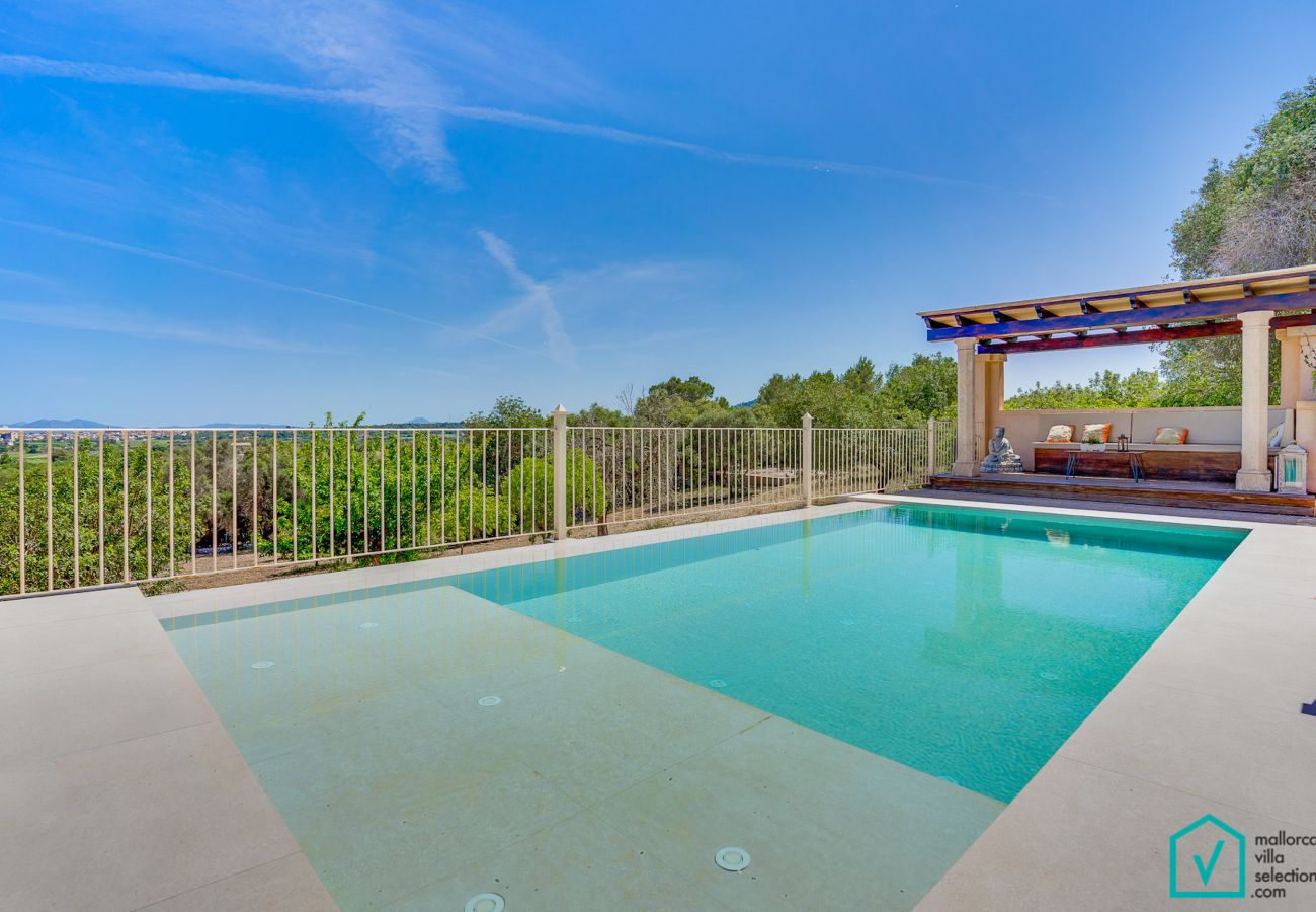 Domaine à Petra - NINES Finca familiale pour 6 personnes à Petra avec piscine sécurisée et clôturée pour les enfants