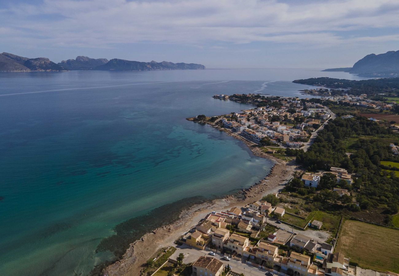 Villa à Alcudia - Villa Ibiza à 350m de la plage, piscine, billard et ping-pong.