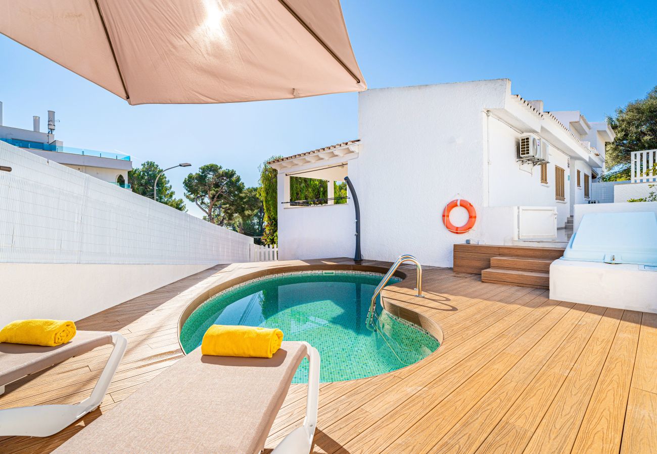 Maison mitoyenne à Alcudia - Villa Playa Golf avec piscine et à 180m de la mer