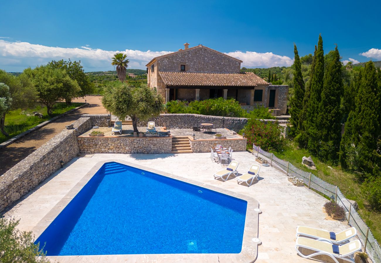 Villa à Sant Llorenç Des Cardassar - BALAFI NOVO pour 10 personnes avec piscine privée