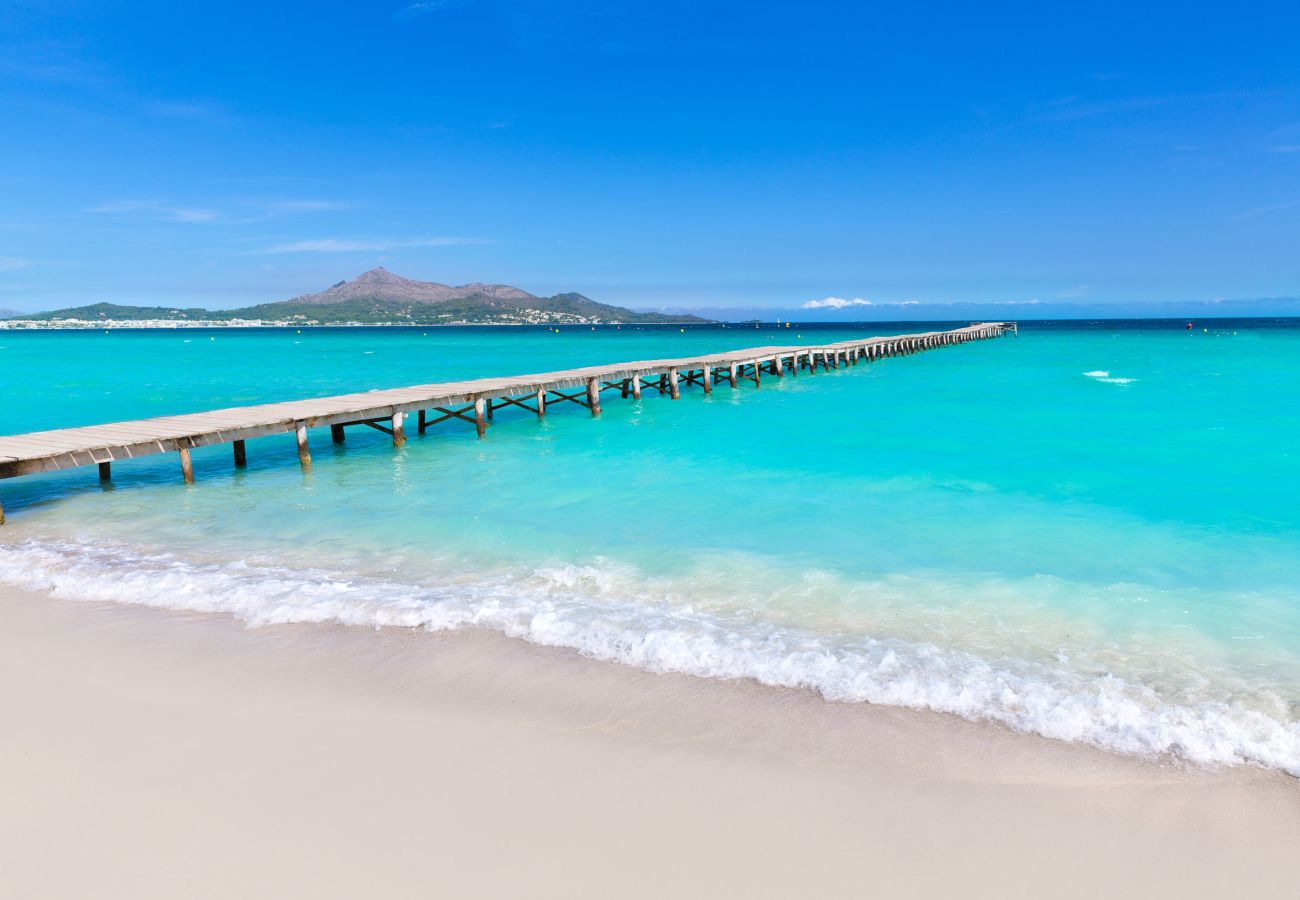 Villa à Alcudia - Miramar Manresa face à la mer avec piscine pour 8 personnes à Alcudia