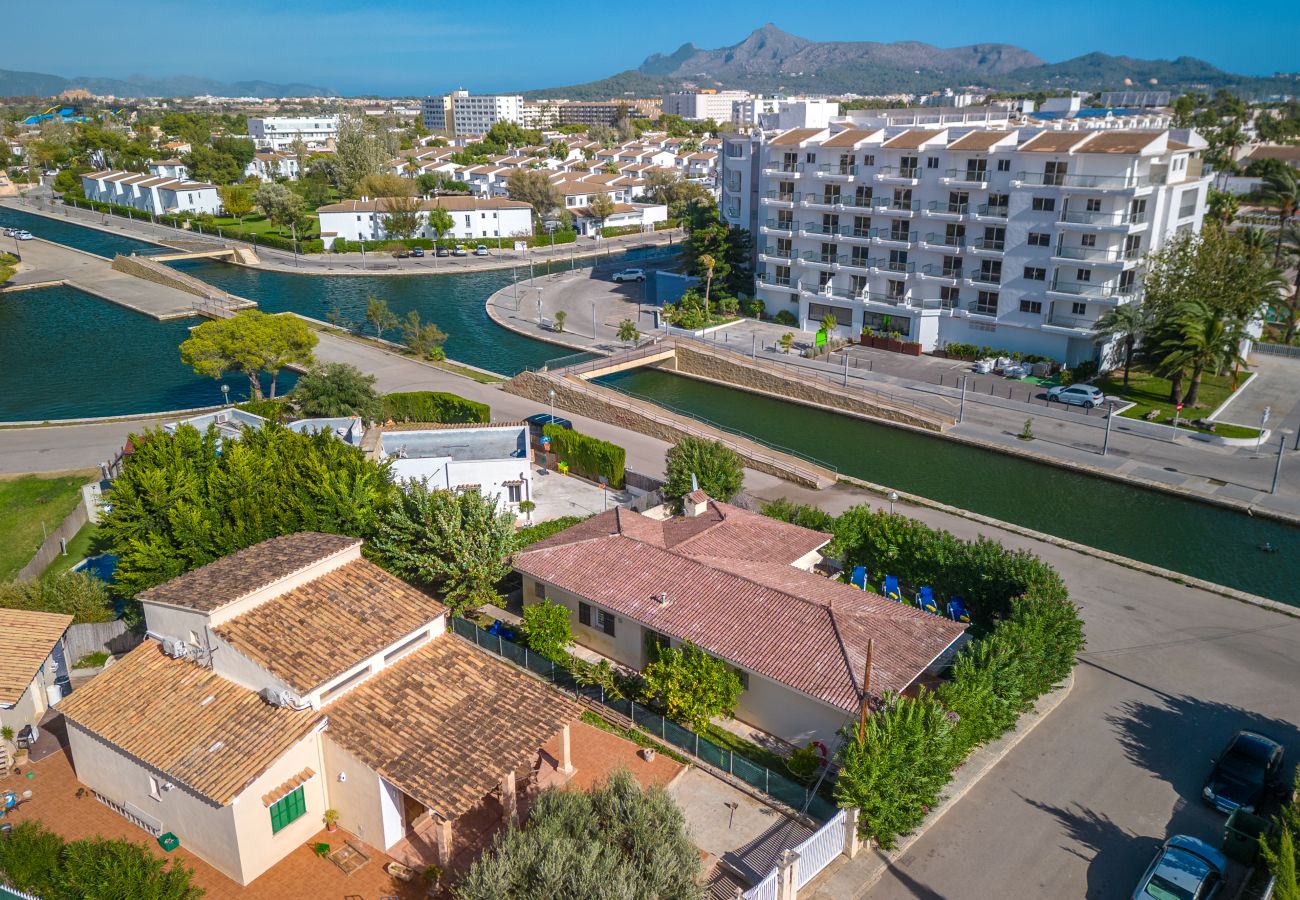 Maison à Alcudia - Gran Canal maison avec piscine à quelques mètres de la plage d'Alcudia