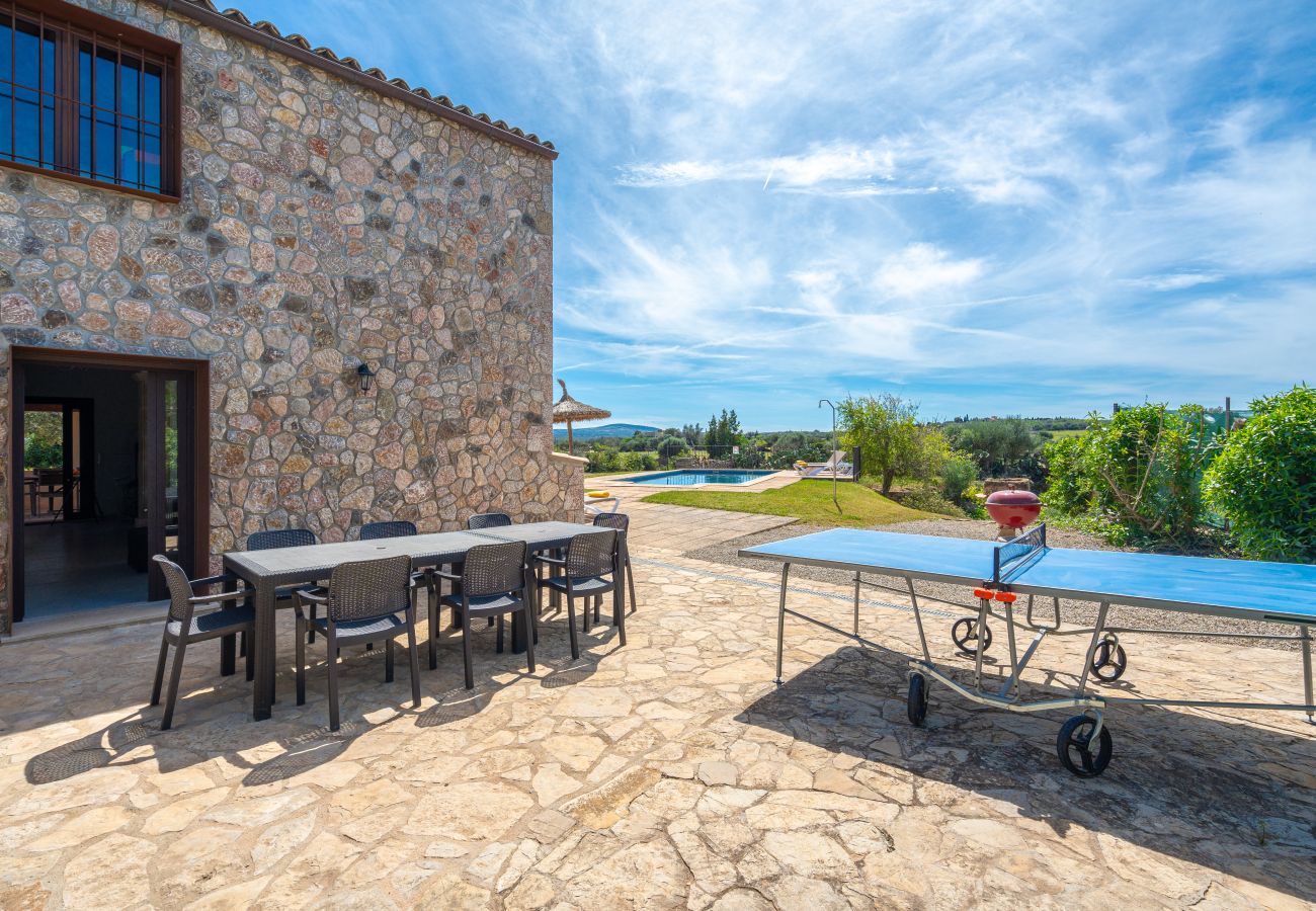 Villa à Son Serra de Marina - Cas Murero Finca en pierre avec piscine pour 8 personnes