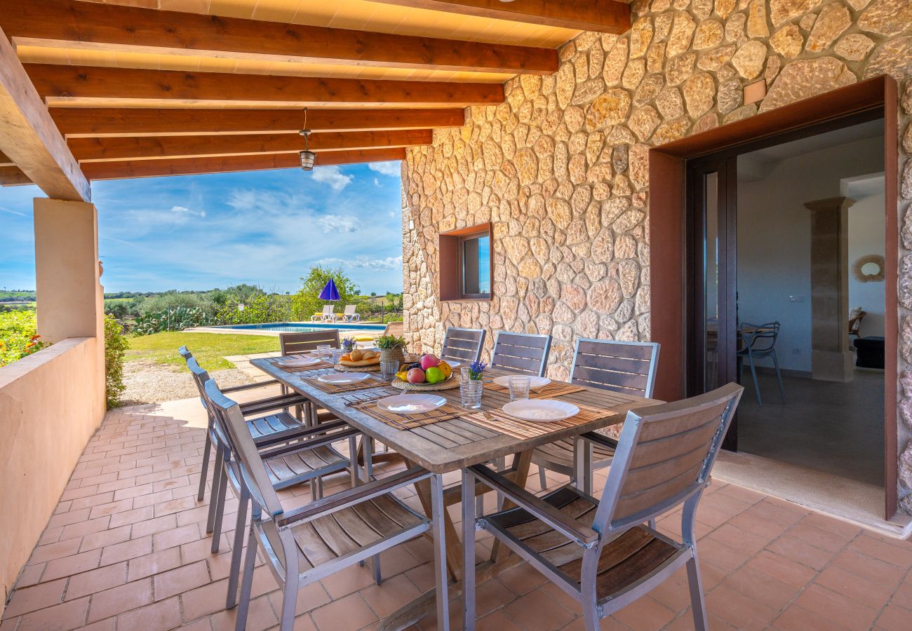 Villa à Son Serra de Marina - Cas Murero Finca en pierre avec piscine pour 8 personnes