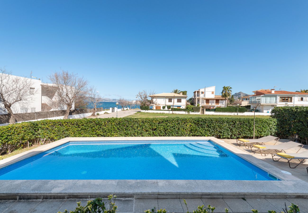 Villa à Alcudia - Es Mollet pour 8 personnes avec vue sur la mer et piscine