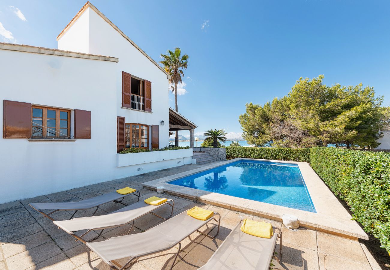 Villa à Alcudia - Es Mollet pour 8 personnes avec vue sur la mer et piscine